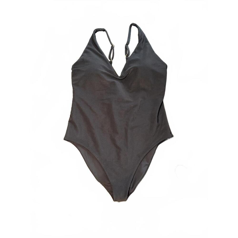 New Beach Riot Black One-Piece Swimsuit, Size XL
